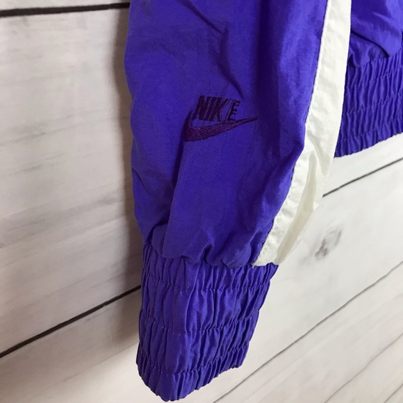 Vintage 1980s Nike Track Suit Windbreaker Jacket & Pants Set - Picture 3 of 7